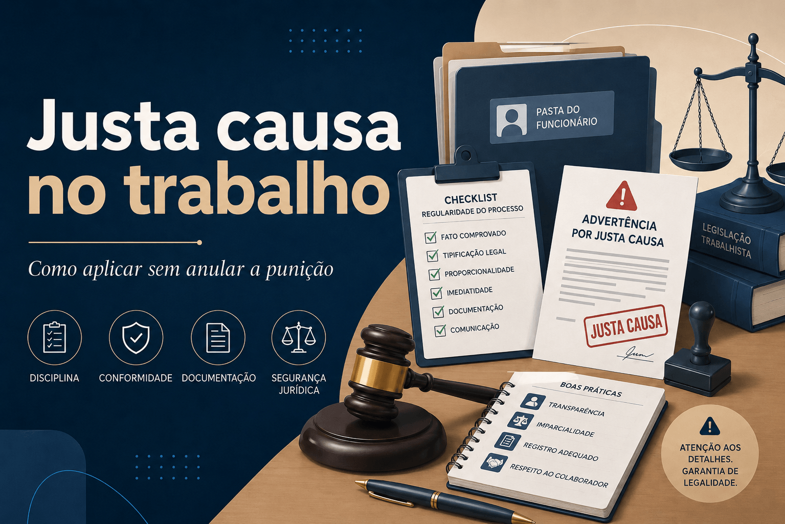 Justa causa no trabalho: como aplicar sem anular a punição