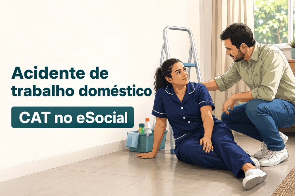 Acidente de trabalho doméstico: como preencher a CAT no eSocial