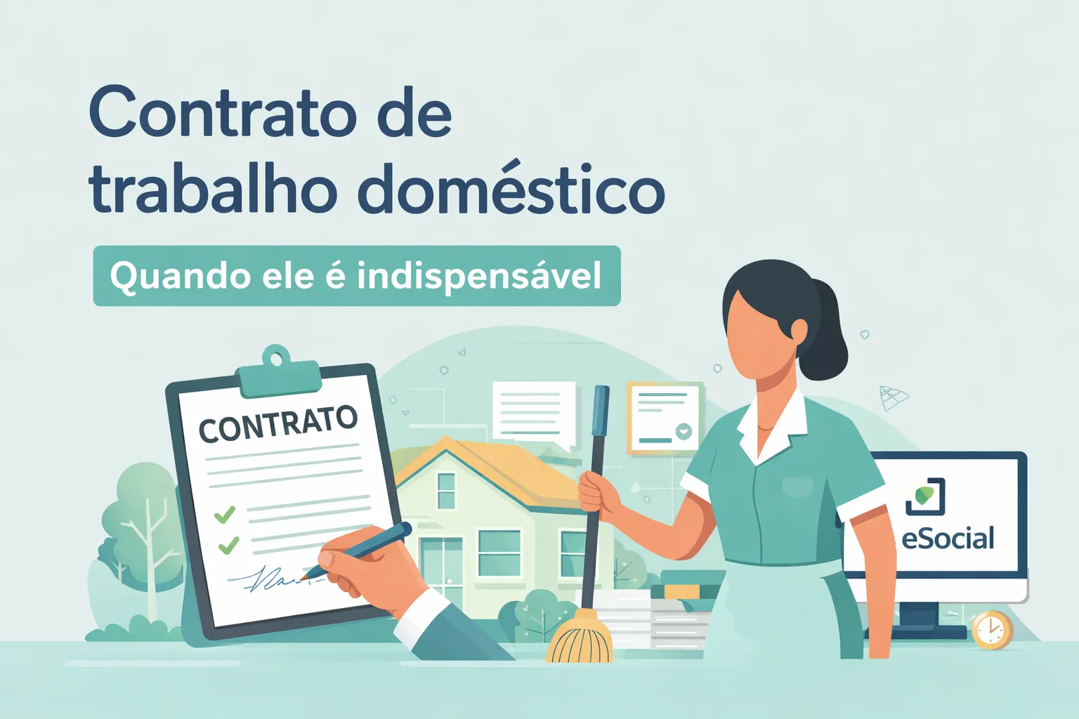 Contrato de trabalho doméstico: obrigatório ou facultativo?