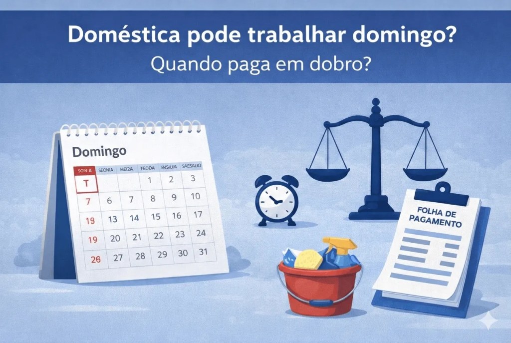 Doméstica pode trabalhar domingo e feriado? Veja quando pagar em dobro