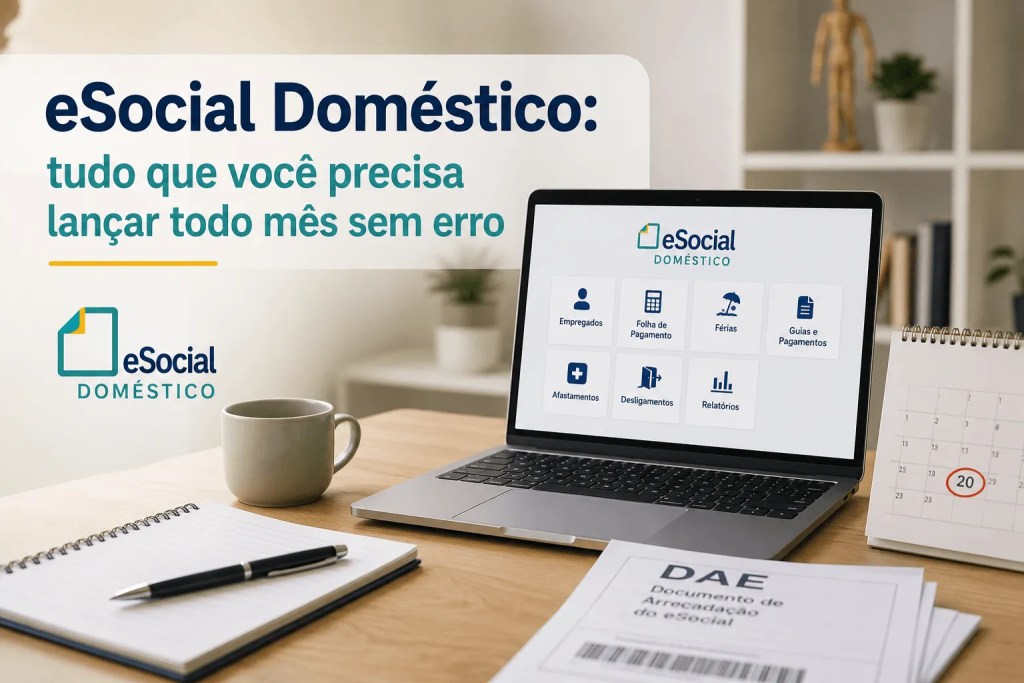 eSocial Doméstico: tudo que você precisa lançar todo mês sem erro