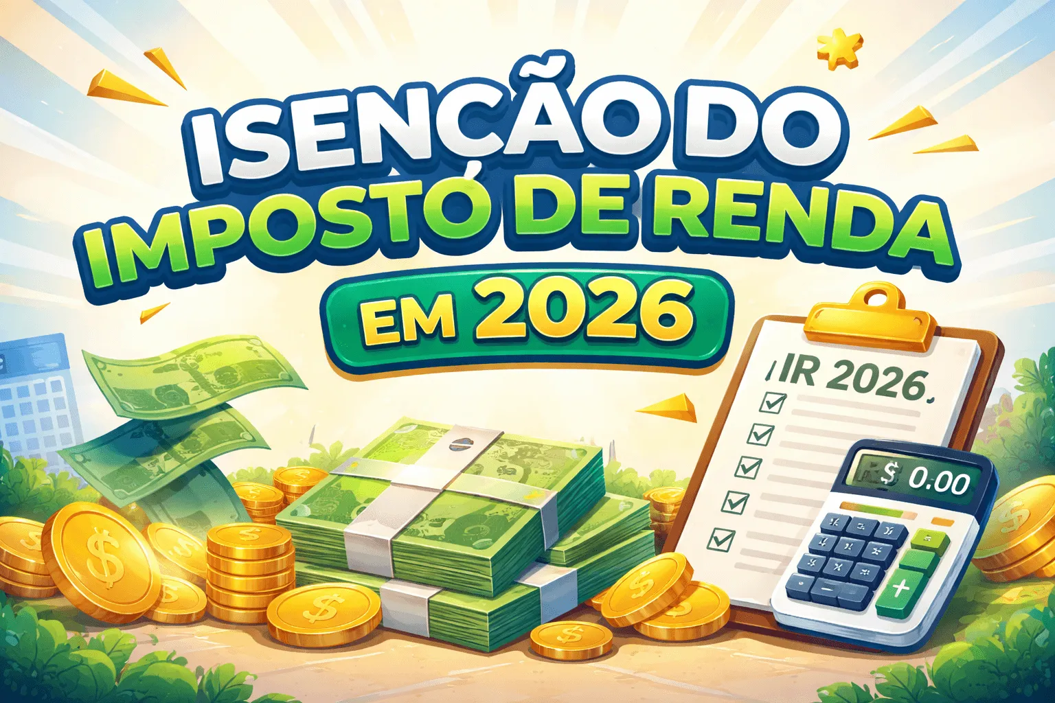Isenção do Imposto de Renda: o erro que confunde a folha em 2026