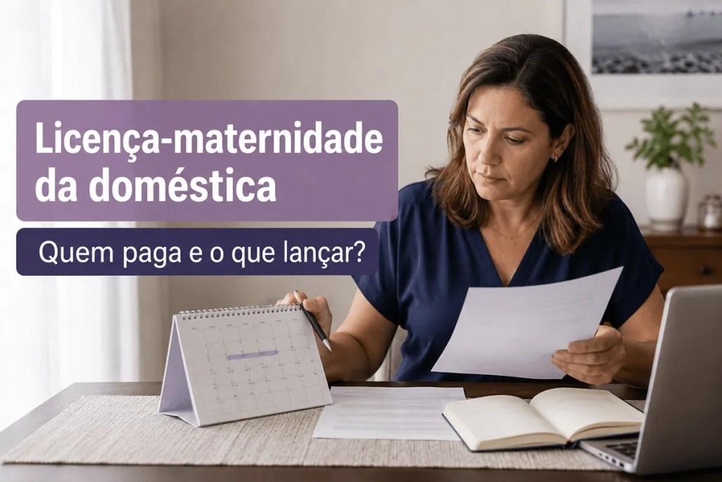 Licença-maternidade da doméstica: quem paga e o que lançar no eSocial