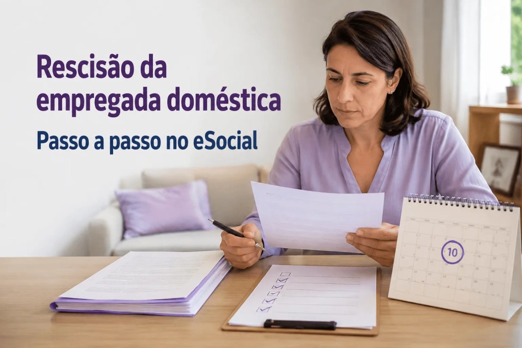 Rescisão da empregada doméstica no eSocial: passo a passo